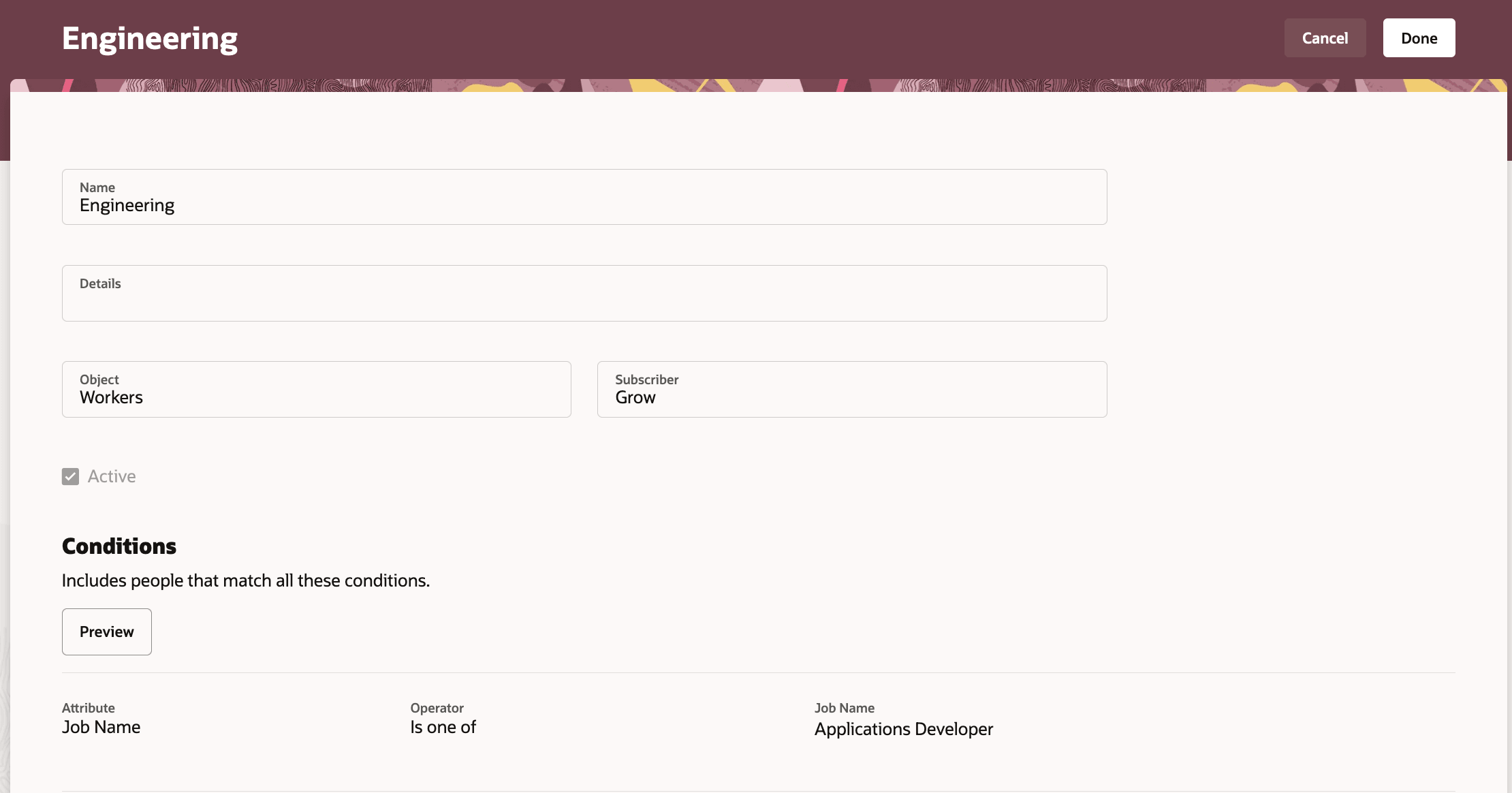 Filtered List Details Shown on a New Page