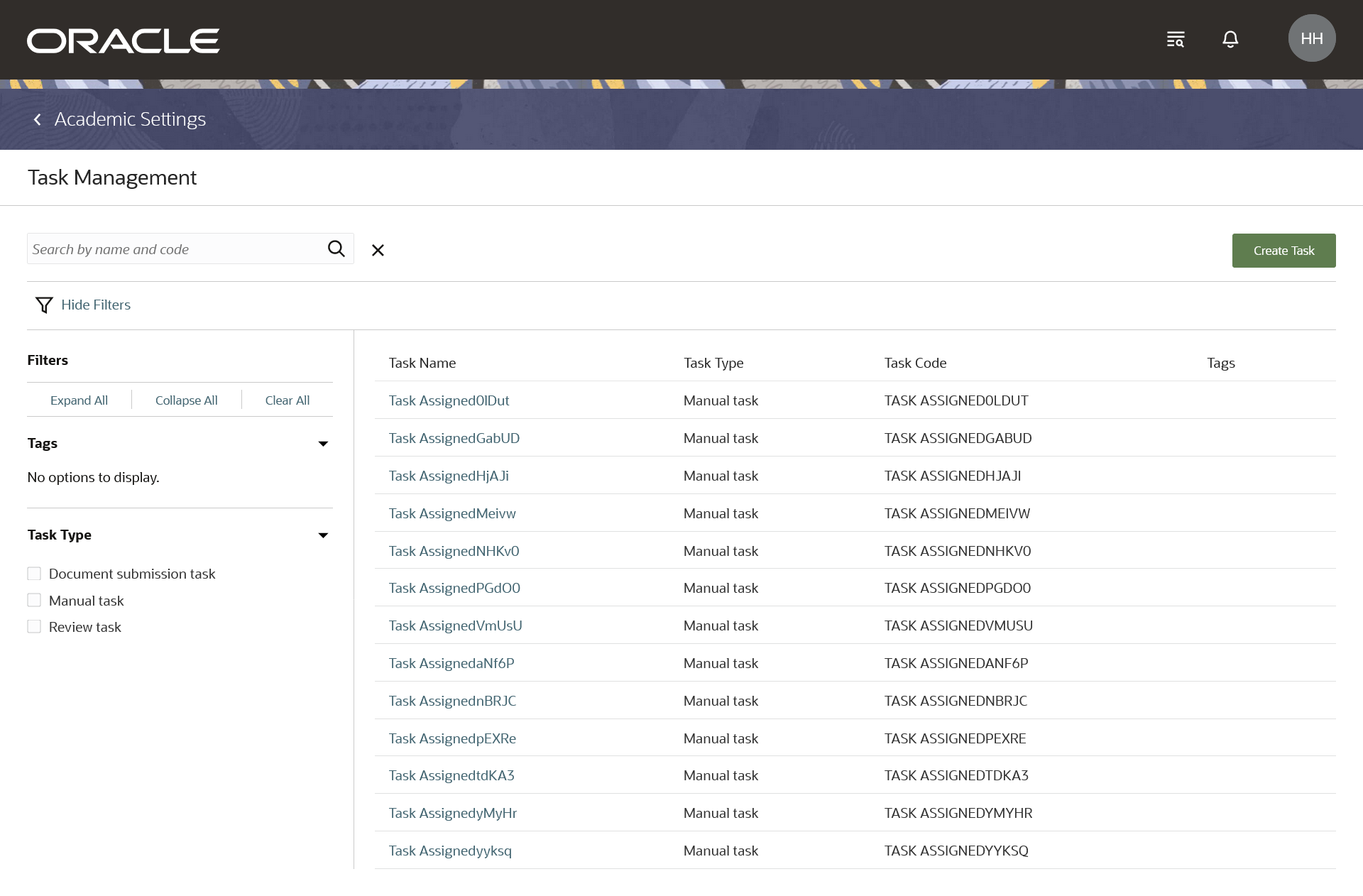 Configure Tasks