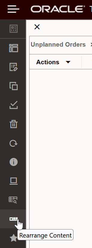  Rearrange Content function allows you to edit the tab positions