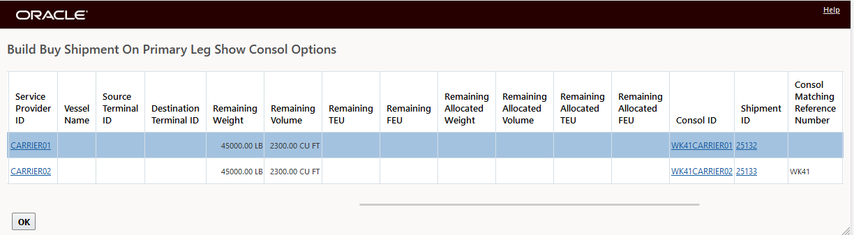Order Release No Qualifier