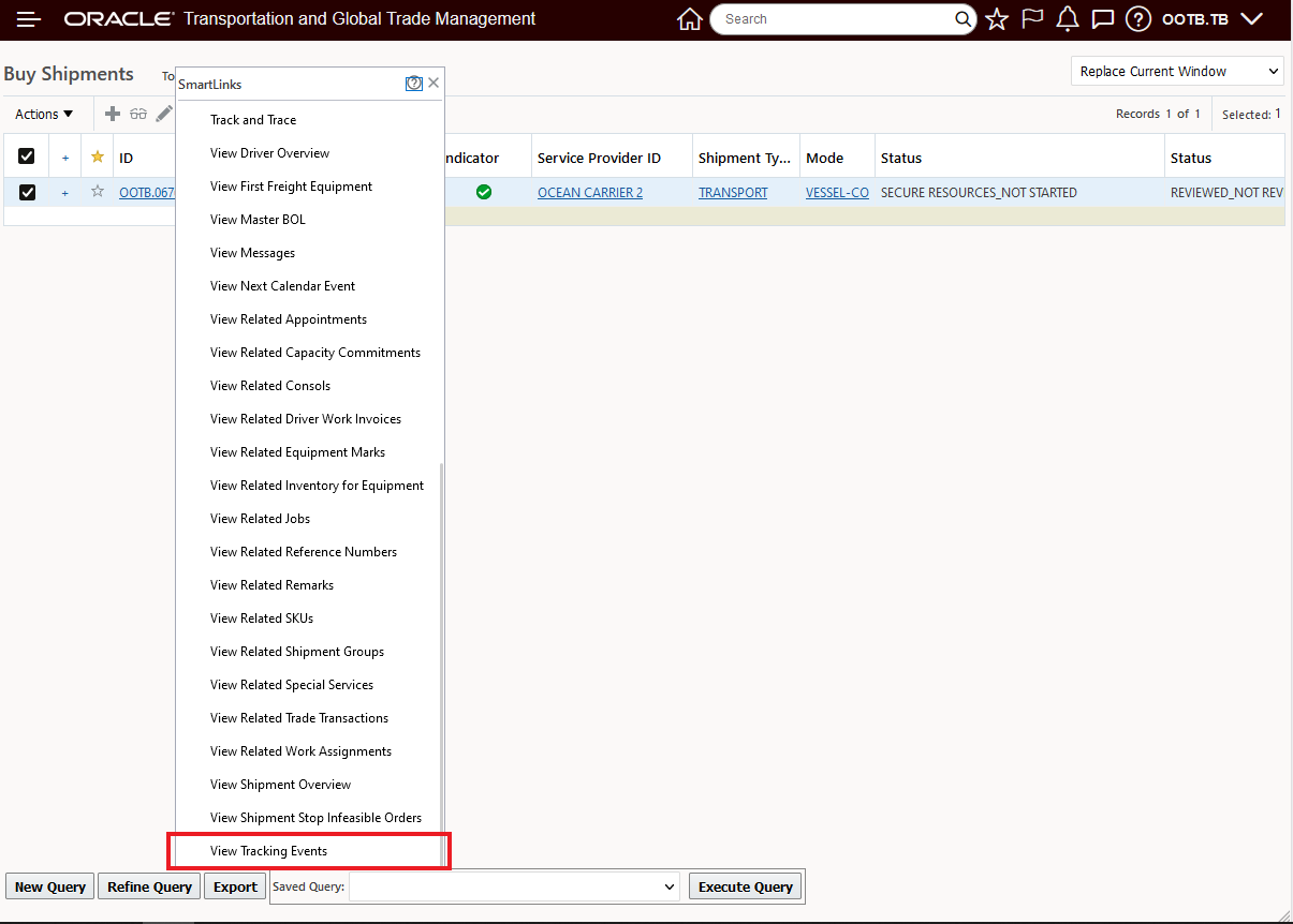 SmartLink View Tracking Events