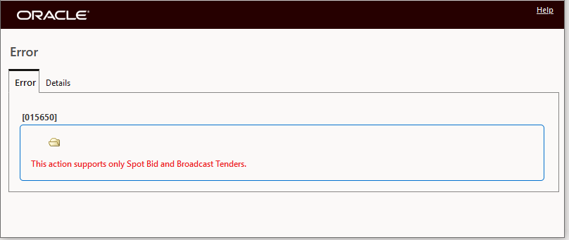 Error Message