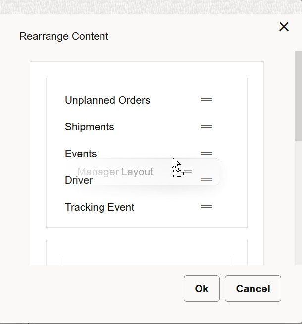 Rearrange Content example