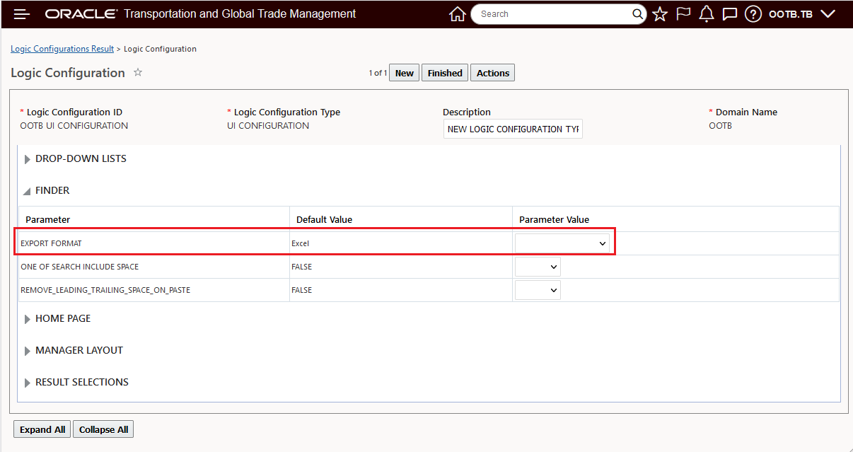 UI Logic Configuration Export Flow Set to Excel
