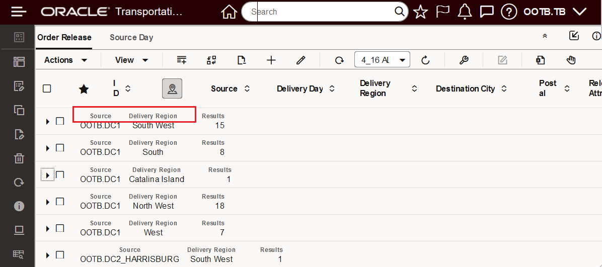 Setup example