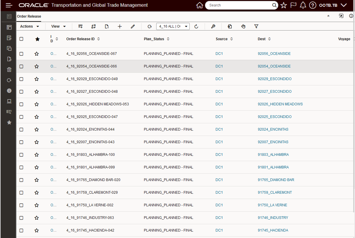 Personalized table sort order after logging out and logging back in