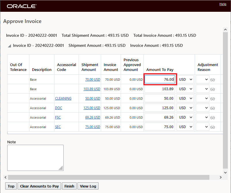 Base Cost Is Increased to 76.00 USD from 70.00 USD