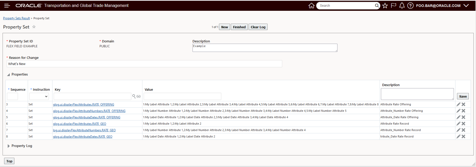 Flex Attribute Rate Offering and Rate Geo Example