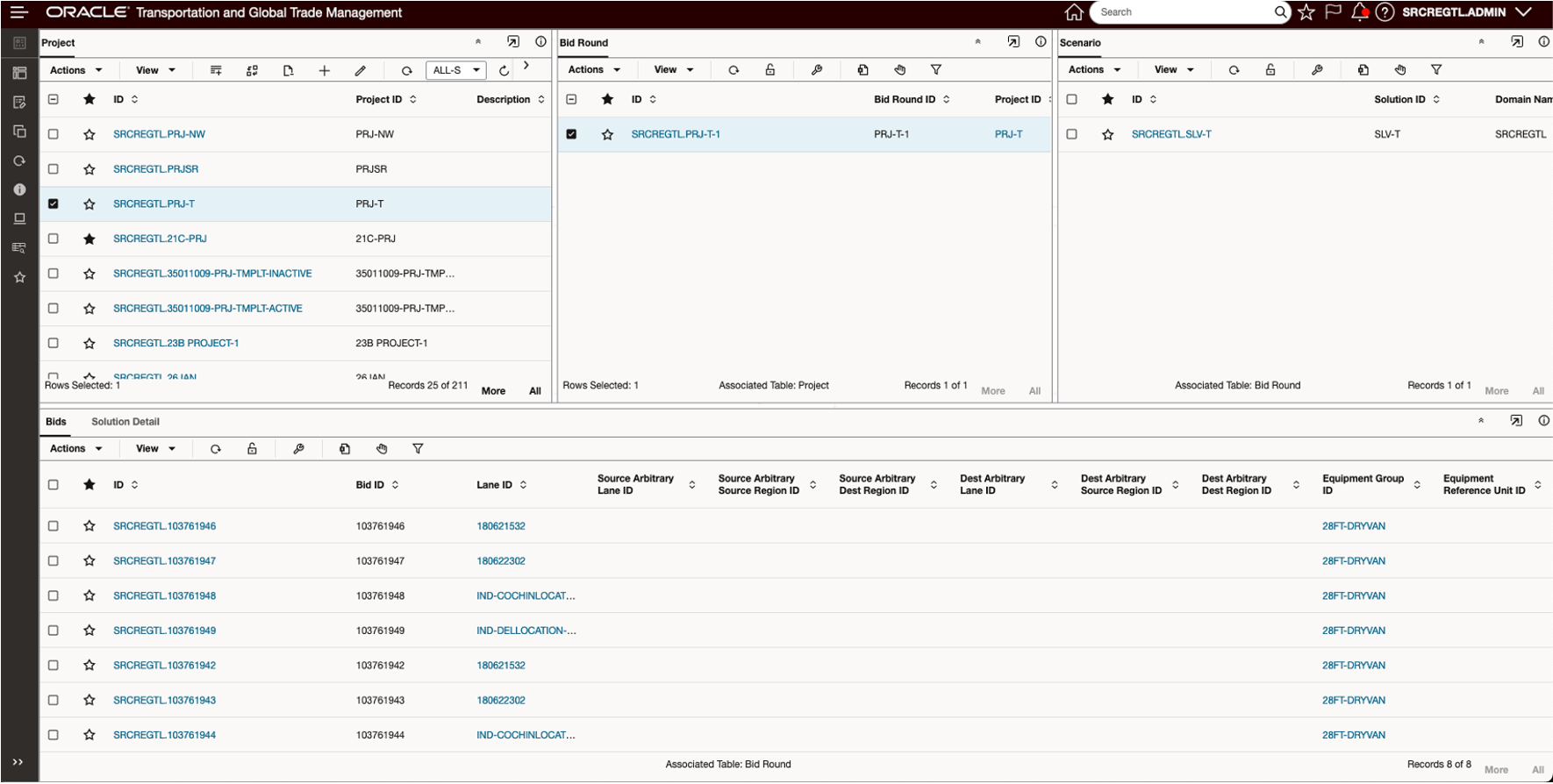 Sourcing workbench