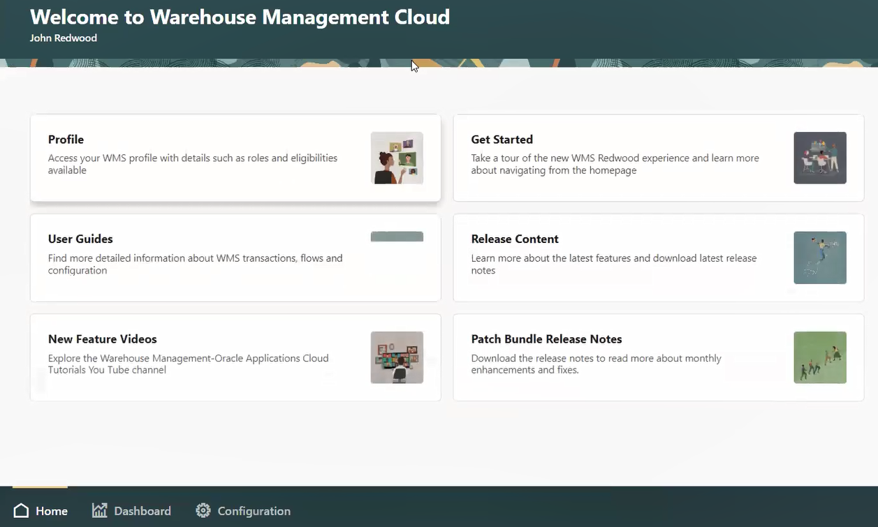 Redwood Desktop Experience Home
