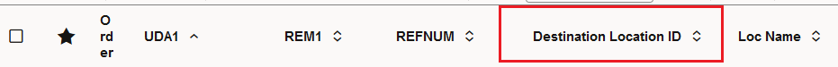 Previous Behavior - Initial Column Header - Same as above