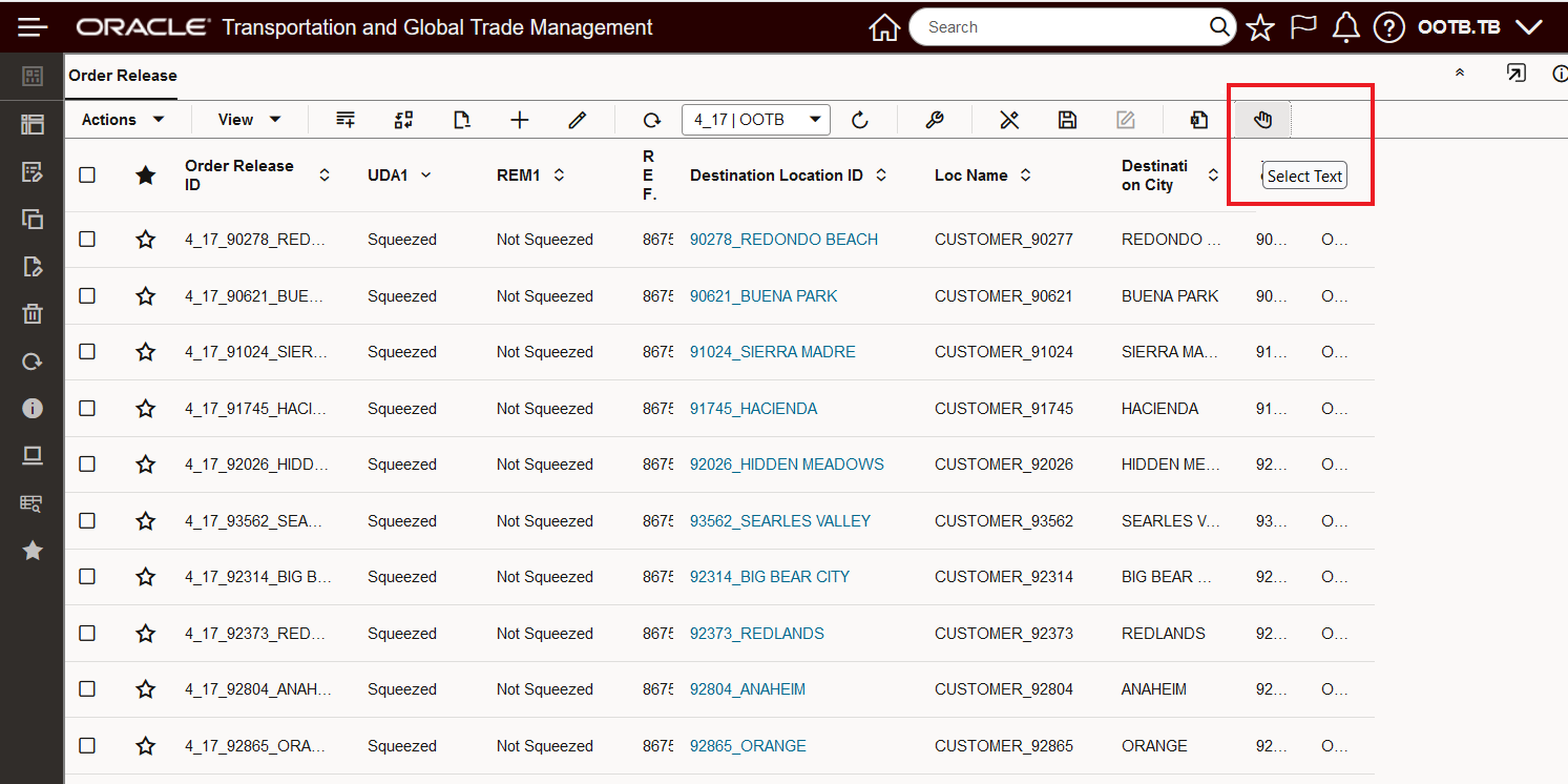 Previous Toggle - Select Text/Drag