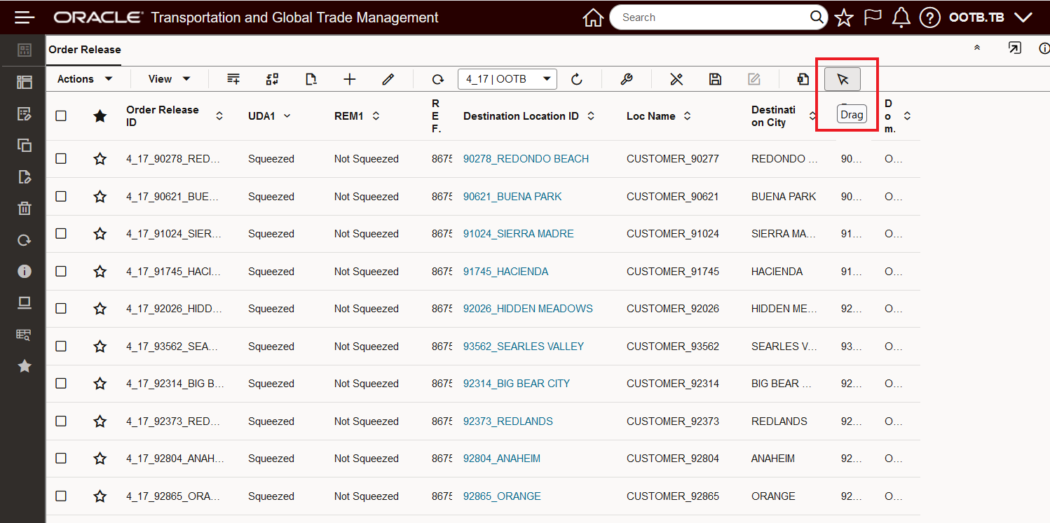 Previous Toggle - Select Text/Drag