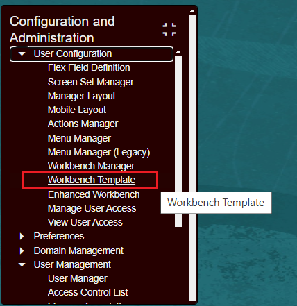 Workbench Template