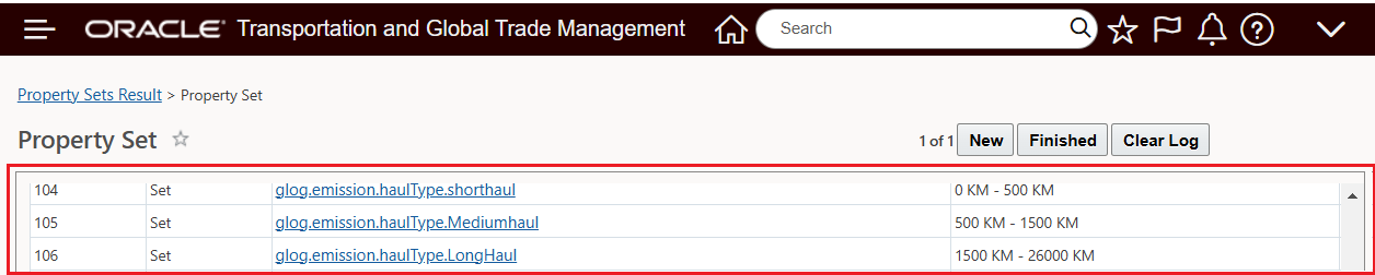 Haul Type Properties