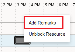 Add Remarks Action