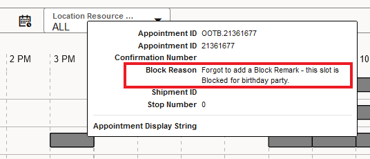 Add Remarks Block Remark Text Added