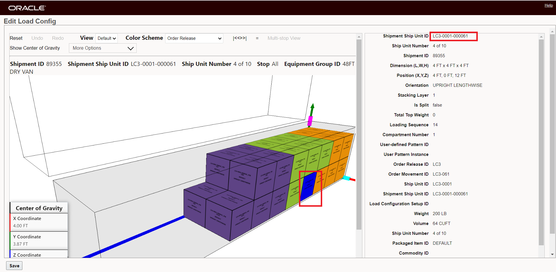 Three Orders - First Ground Consol Load Config Solution