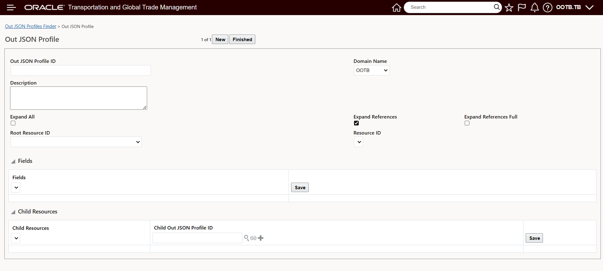 Out JSON Profile
