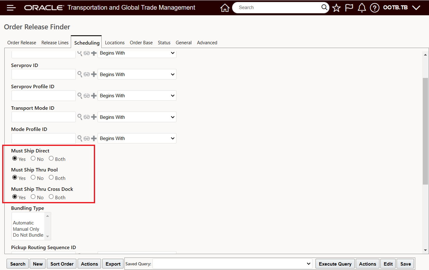 Must Ship Direct Boolean Value Search Default Set to Yes