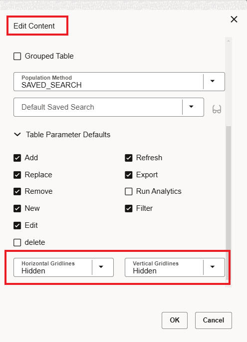 Edit - Horizontal and Vertical Guidelines Hidden