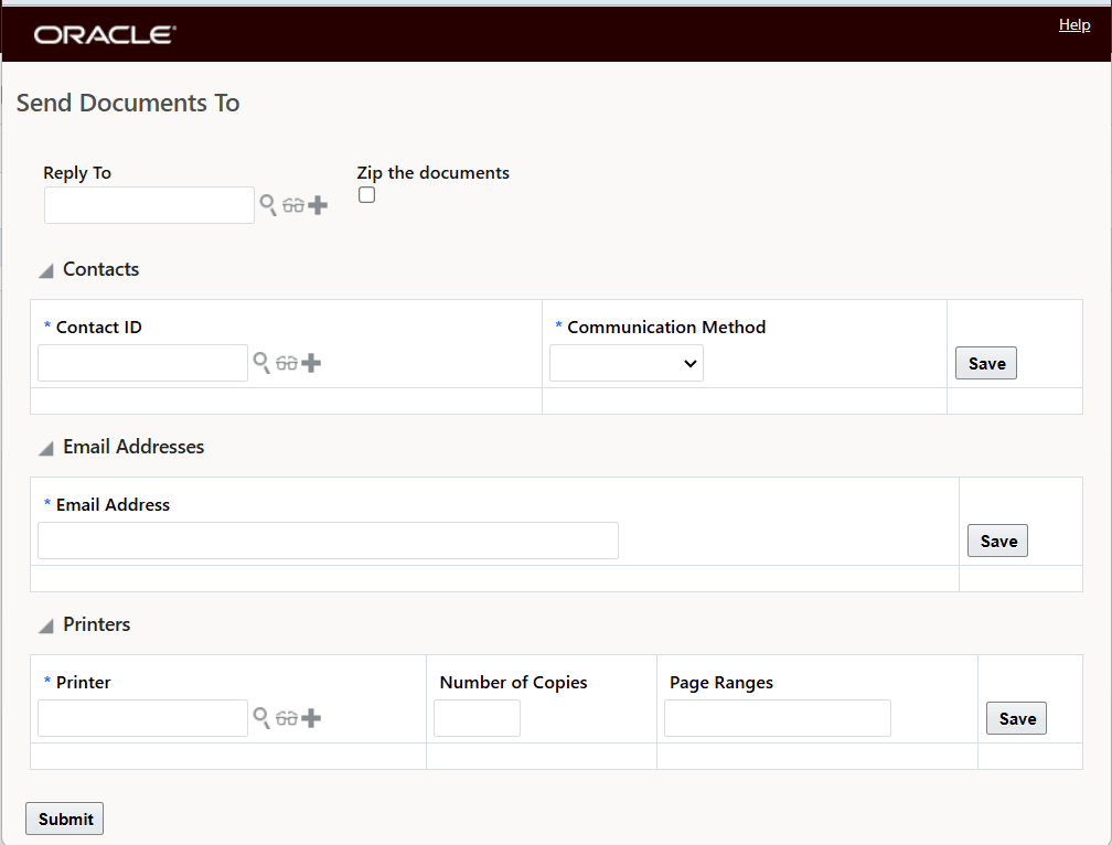 Send Documents To