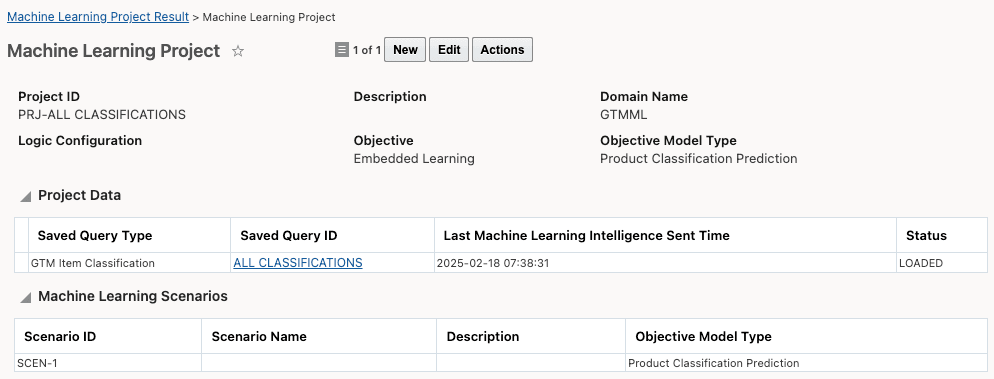 Machine Learning Project - Propose Product Classification