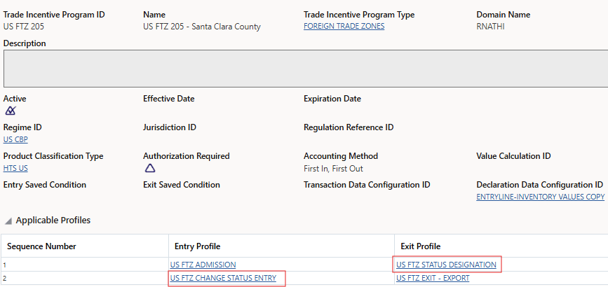 Trade Incentive Program