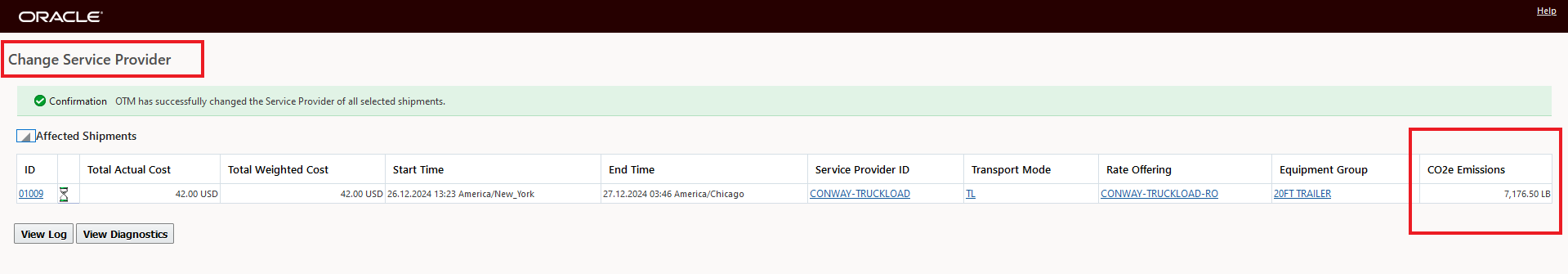 Select and Change Service Provider