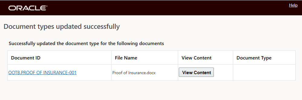 Document Upload Complete 