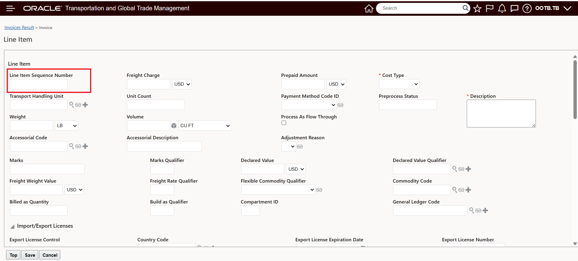 Line Item Sequence Number - No Longer a Required Field