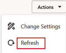 Actions Drop-Down