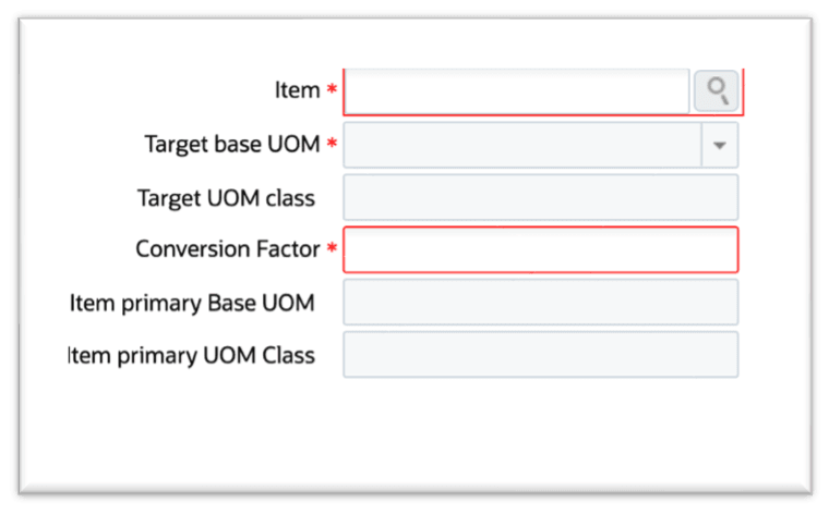 UOM Conversion