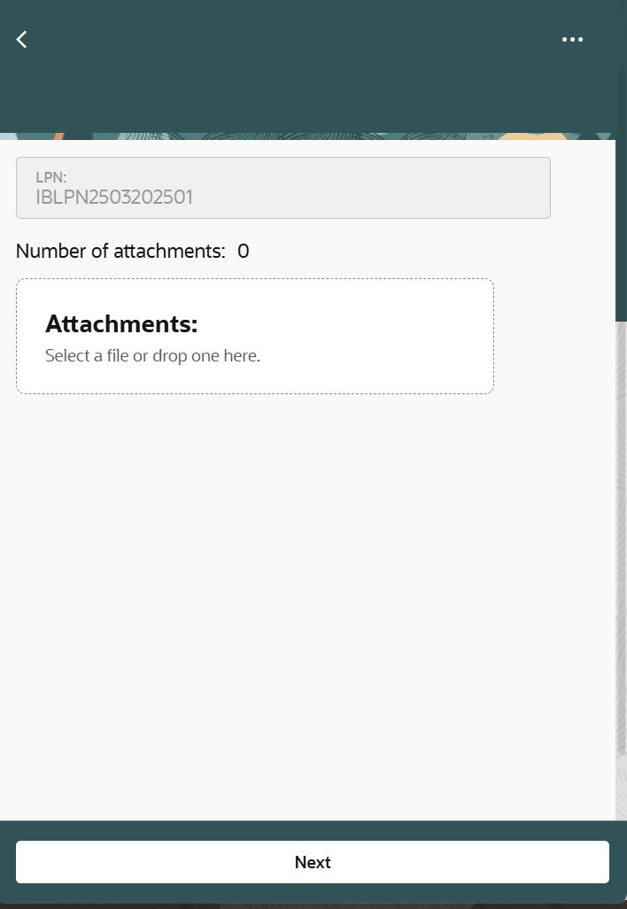 Attachment Screen