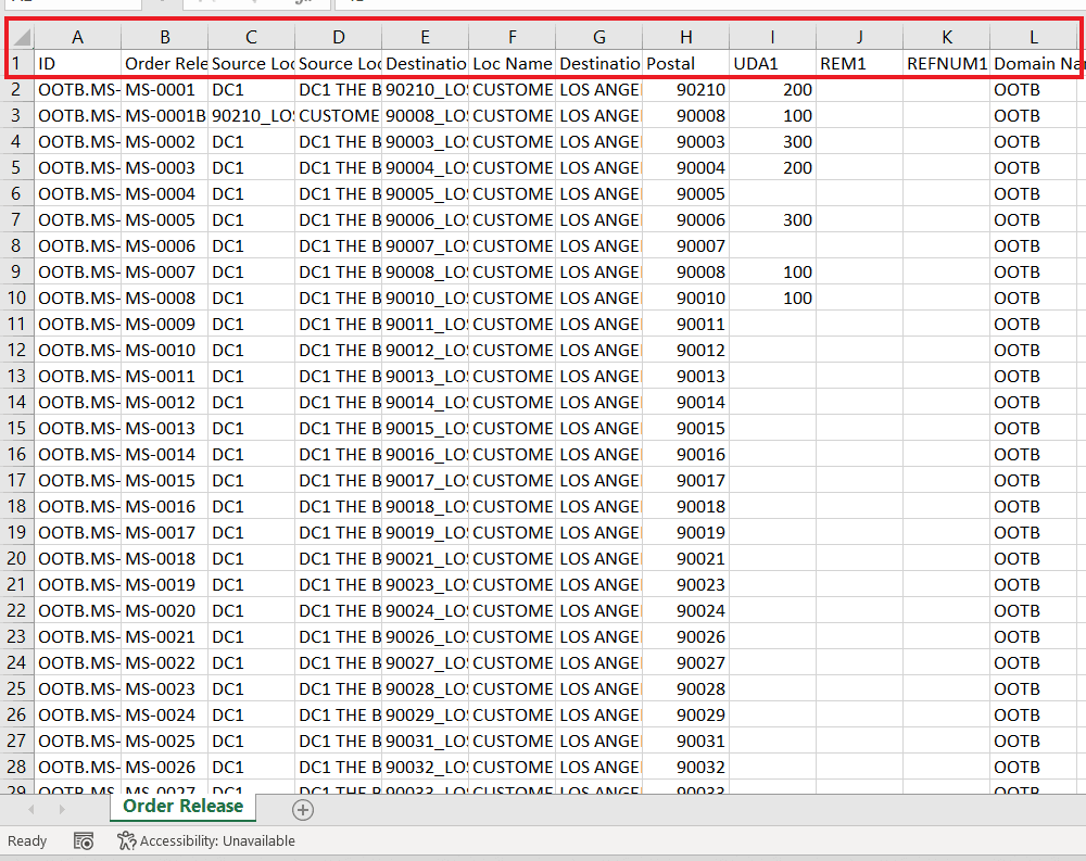 Excel Export - No Personalization/Column Changes