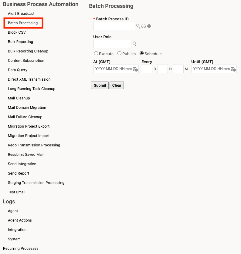 Batch Processing