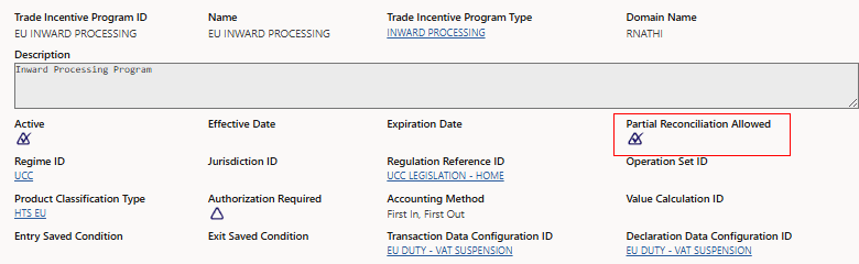 Trade Incentive Program 