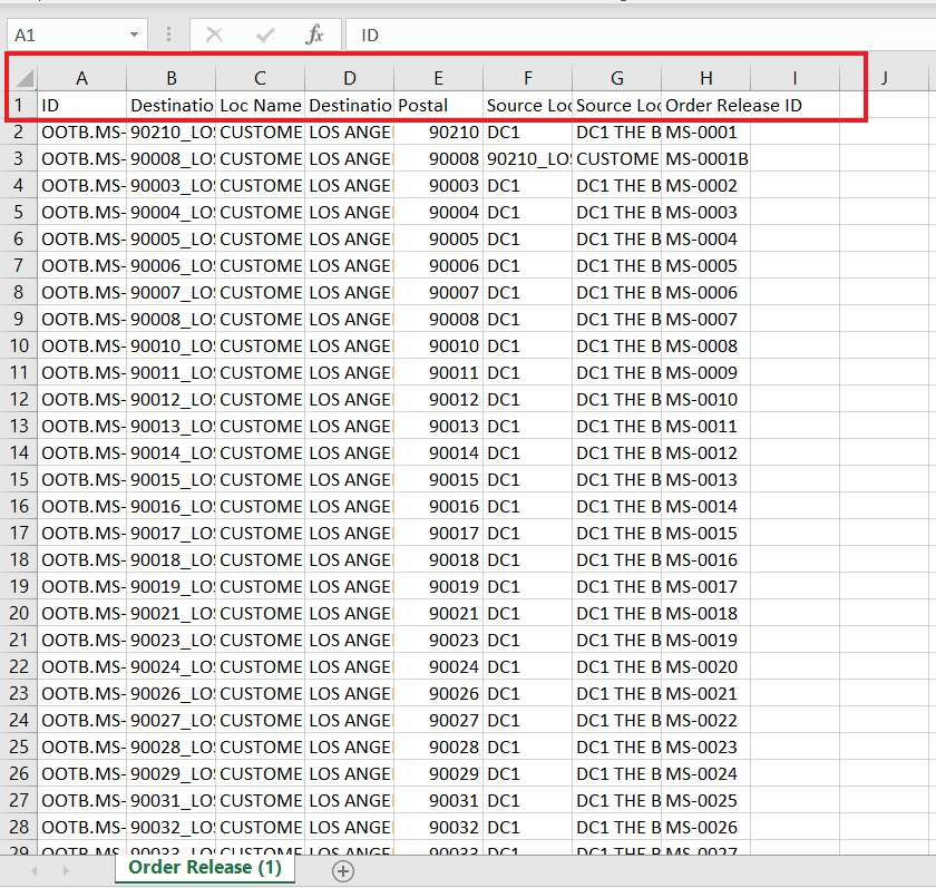 Excel Export - Personalized 