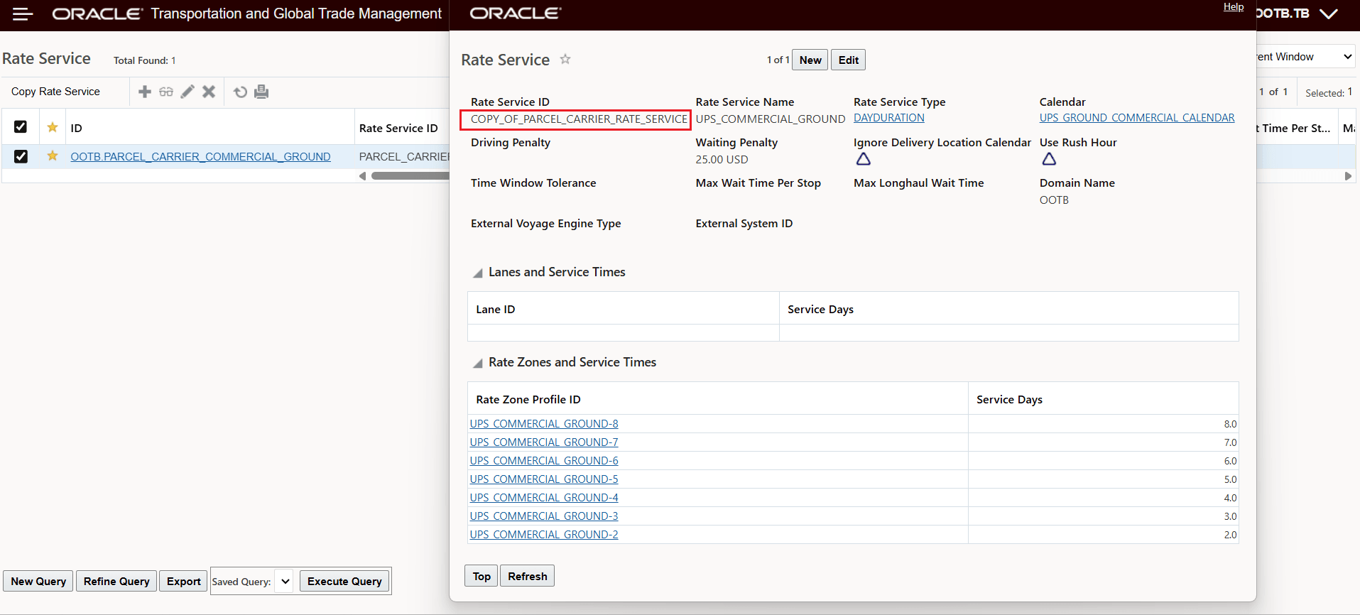 Copy Rate Service Complete