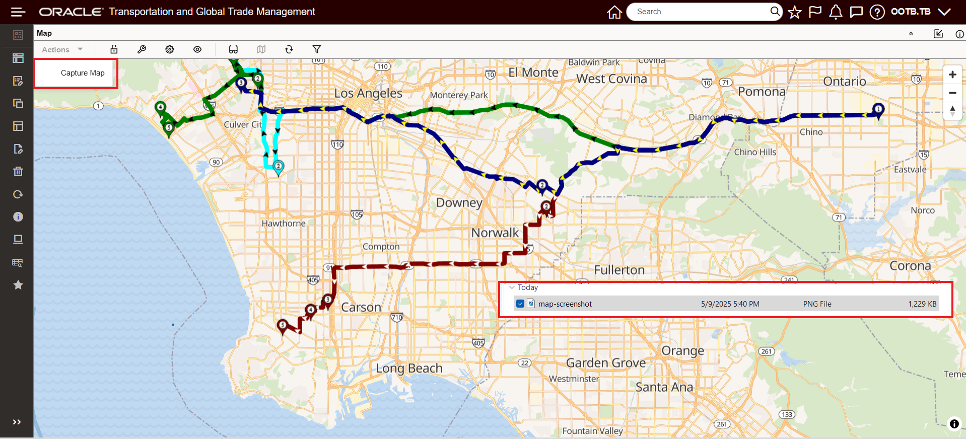 Capture Map - With PNG File Generated