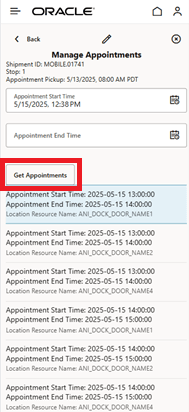 Get Appointments