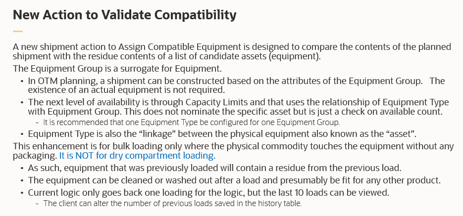 New Action to Validate Compatibility