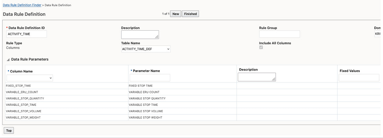 ACTIVITY_TIME_DEF in Data rule