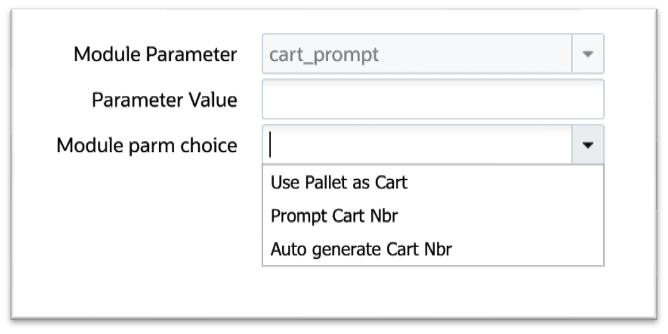 Module Parm Choice