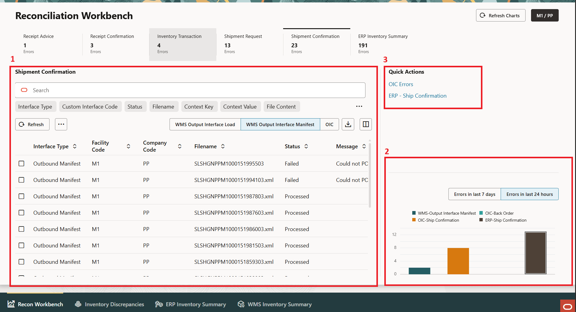 Reconciliation Workbench