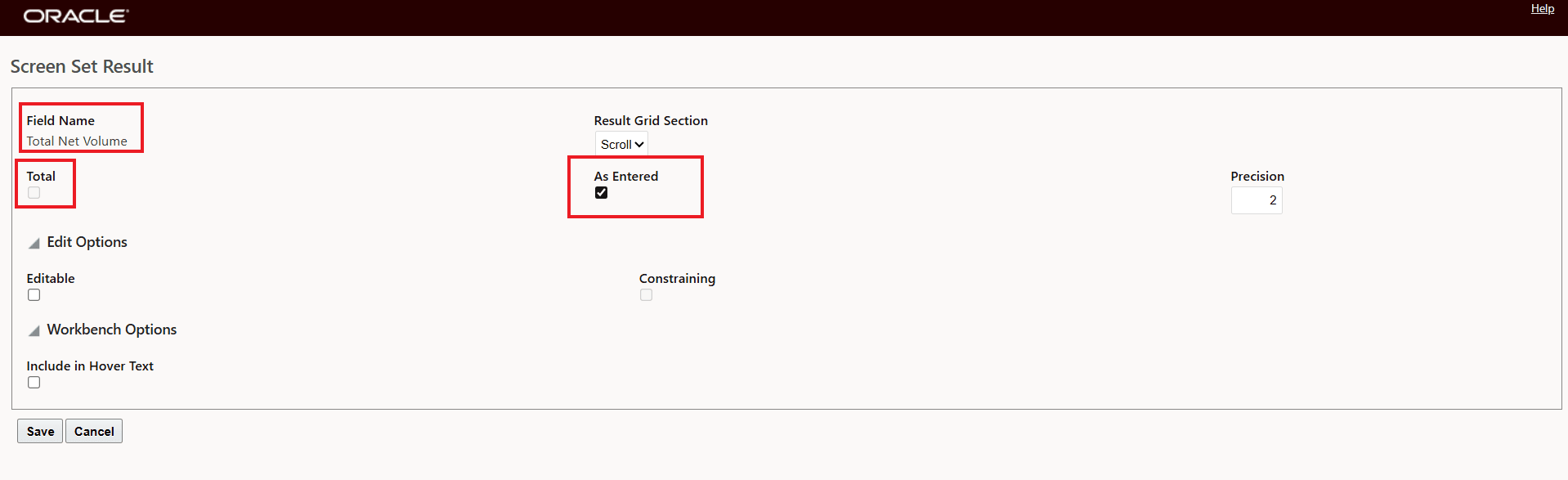 As Entered for Total Net Volume