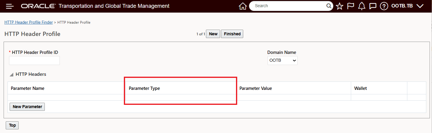 HTTP Header Profile - New Parameter Type  - Static, Saved Query, Property