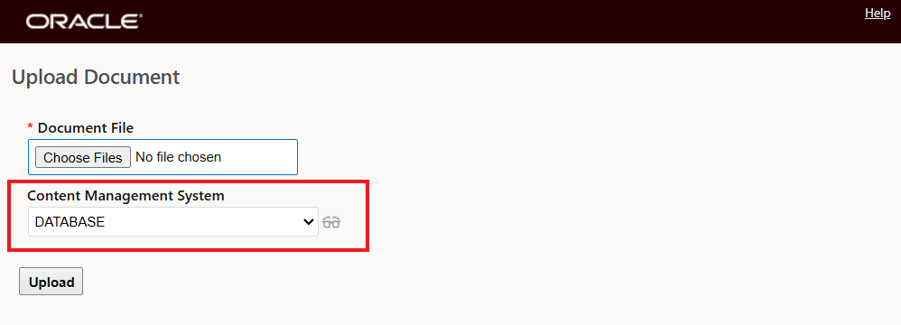 Previous Upload Document Action With Content Management System Dropdown