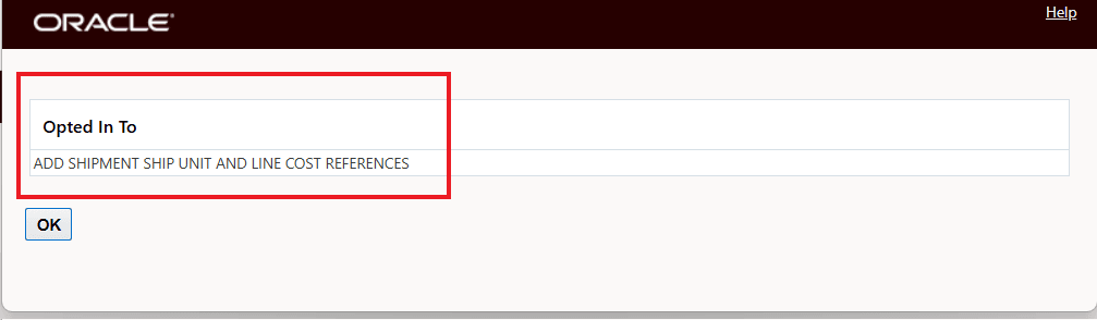 Opt In to Optional Feature
