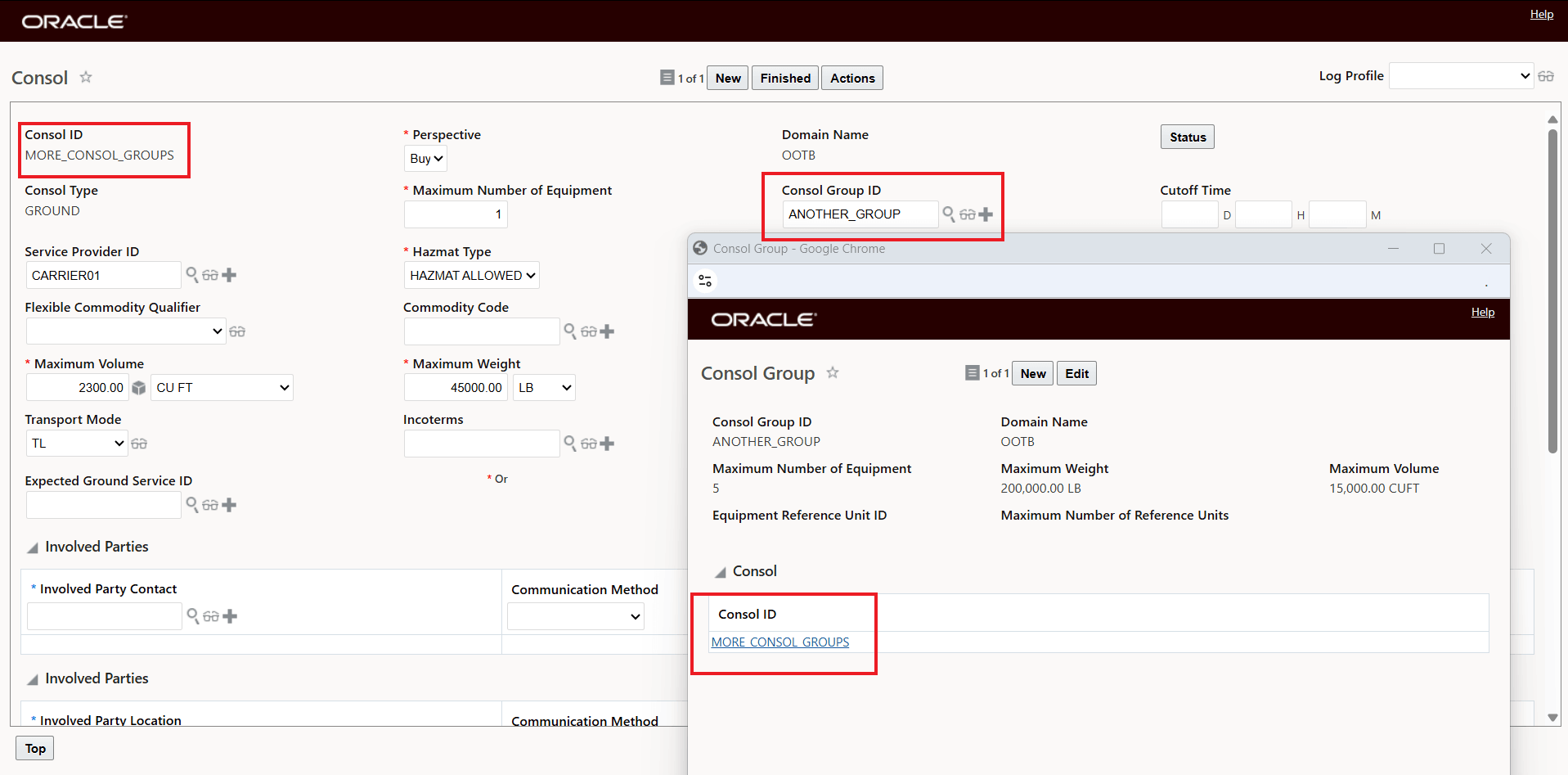 Ground Consol Added to Consol Group
